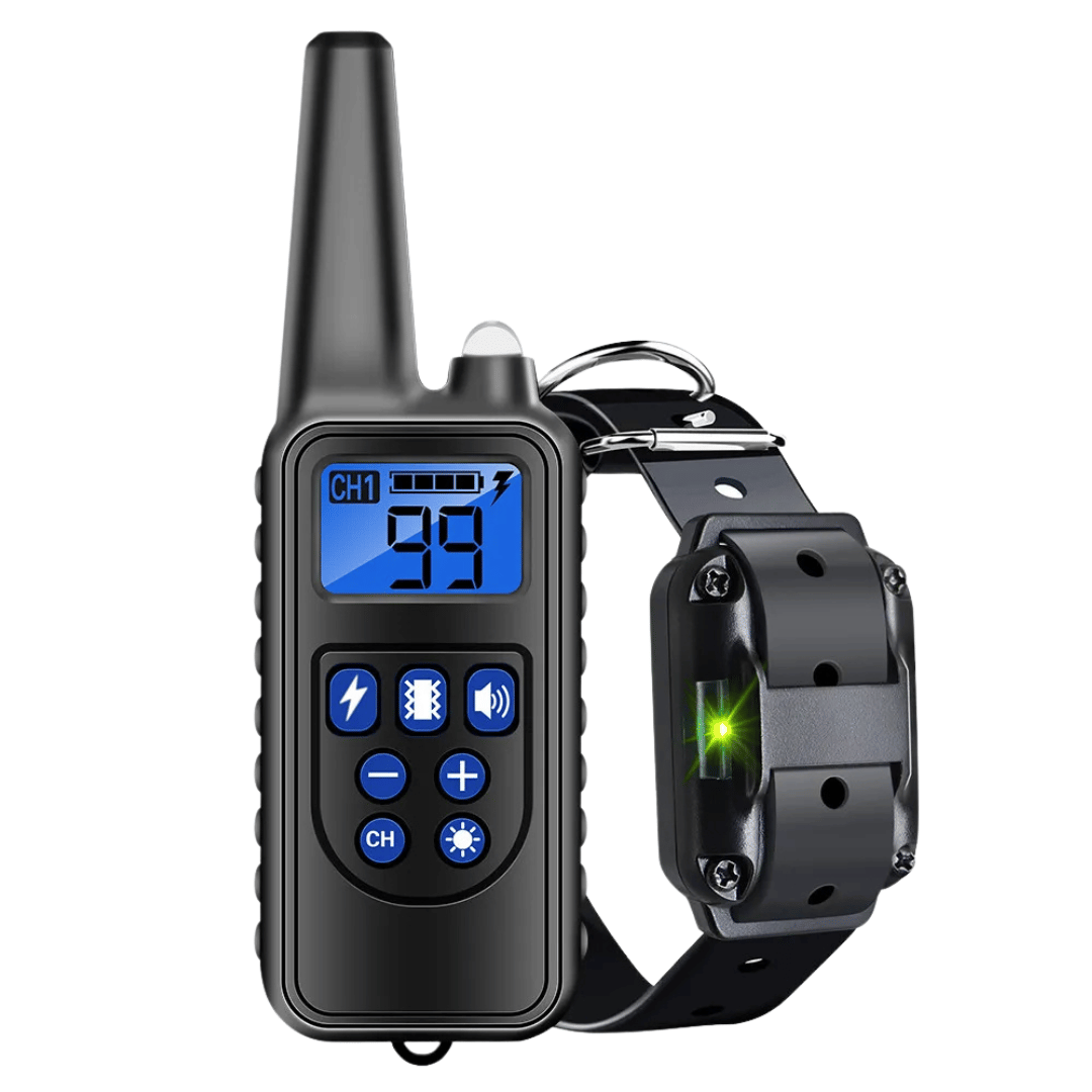 Collar de Adiestramiento para Perros Impermeable con Control Remoto (800m)