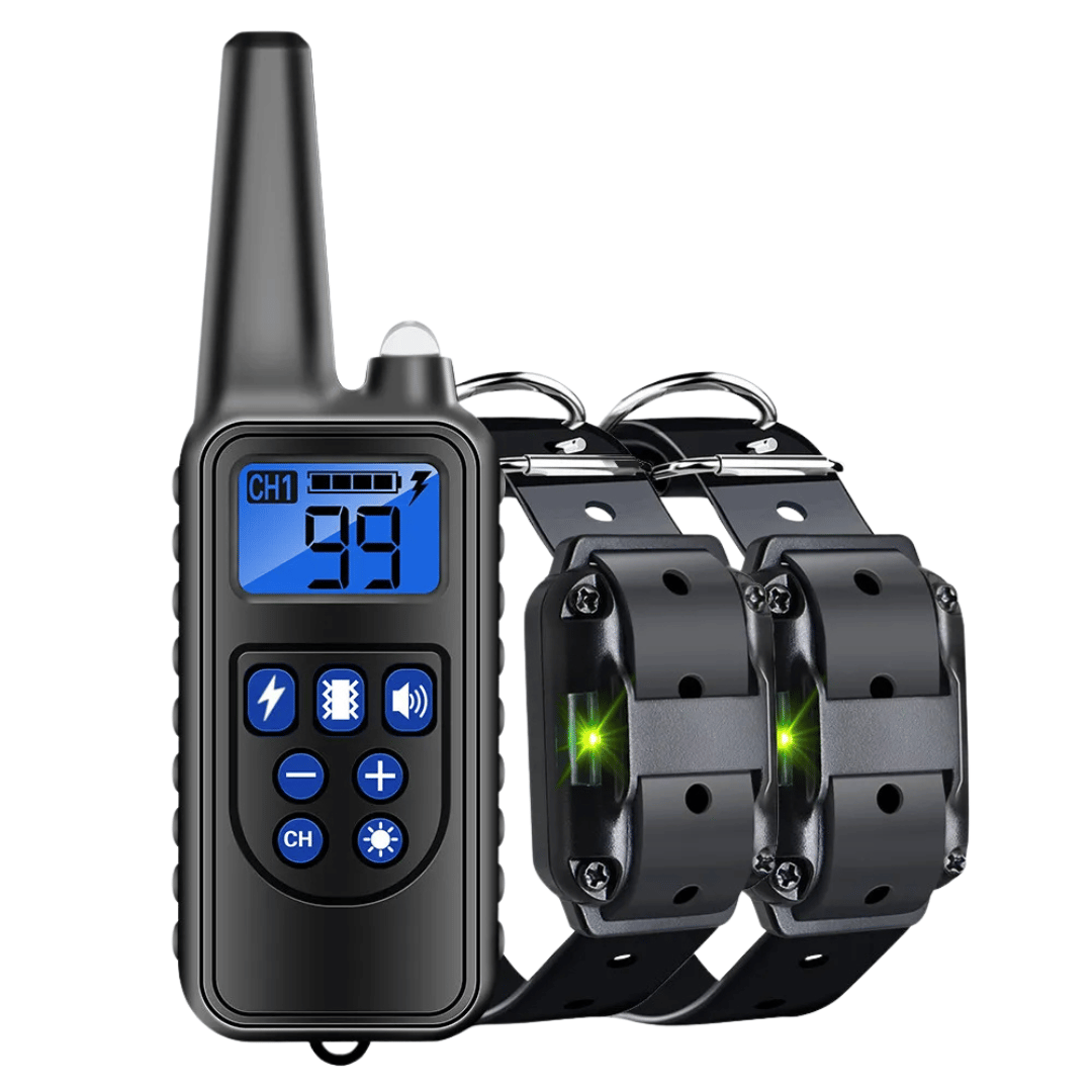 Collar de Adiestramiento para Perros Impermeable con Control Remoto (800m)