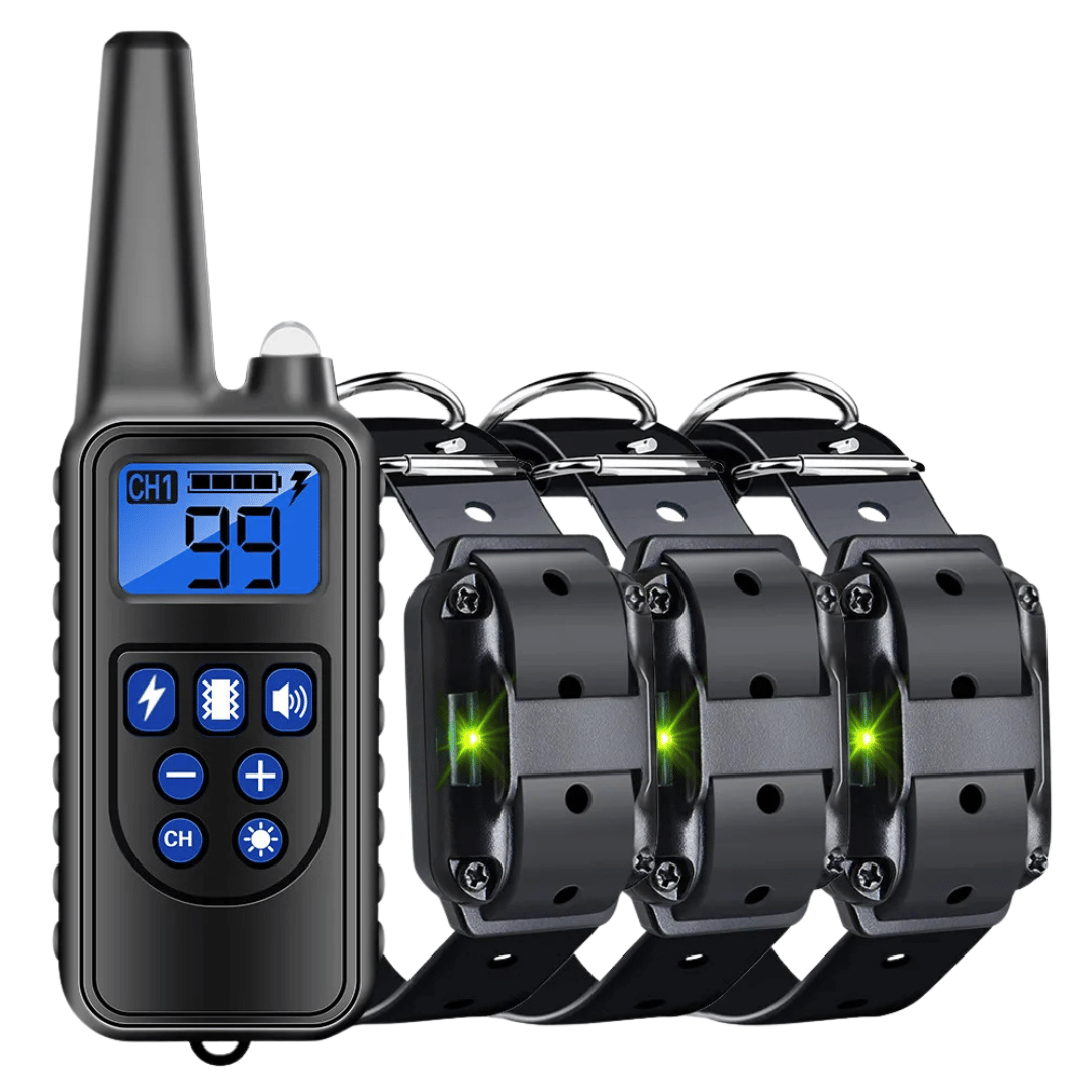 Collar de Adiestramiento para Perros Impermeable con Control Remoto (800m)