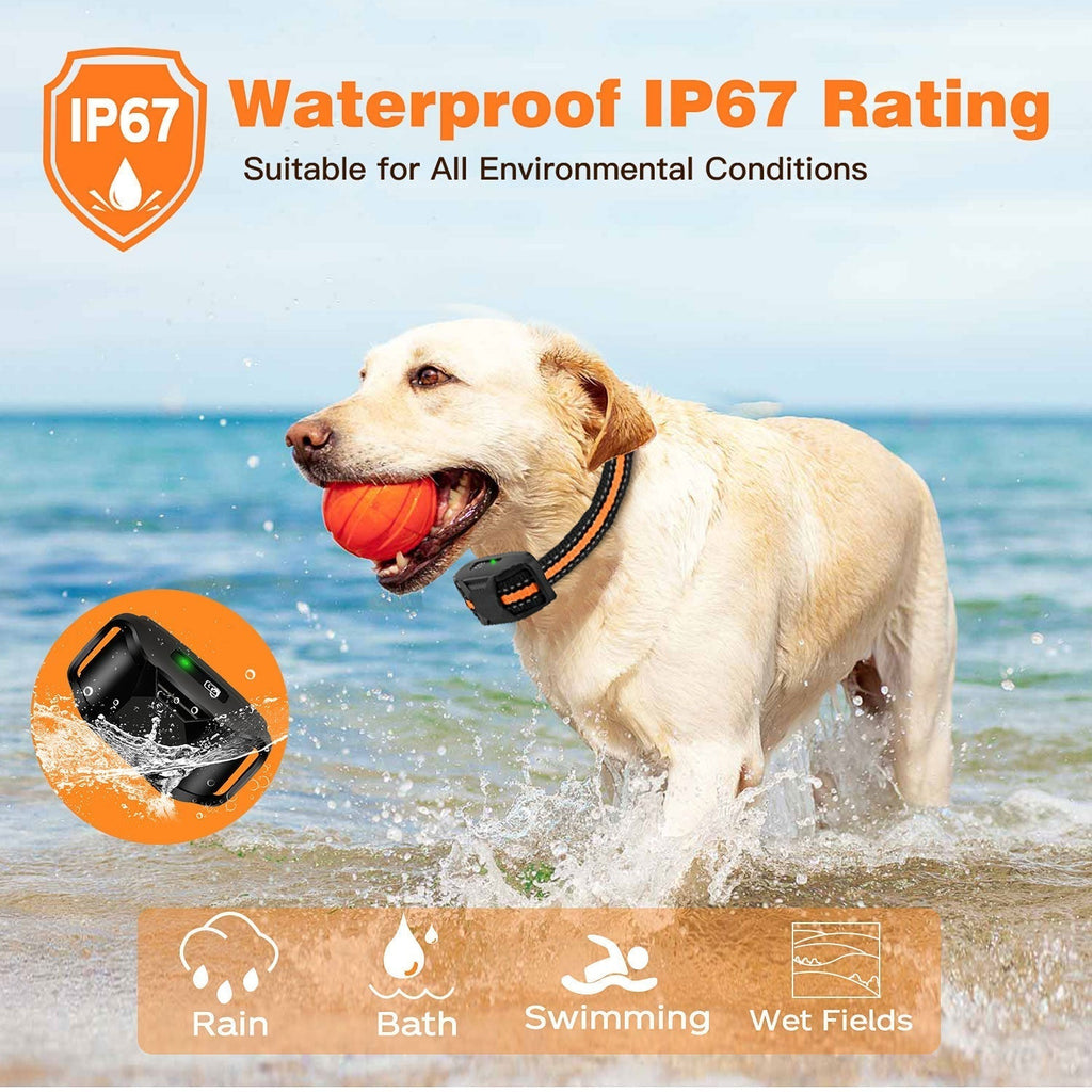 Collar Electrónico de Entrenamiento para Perros Impermeable 3300Ft con Control Remoto