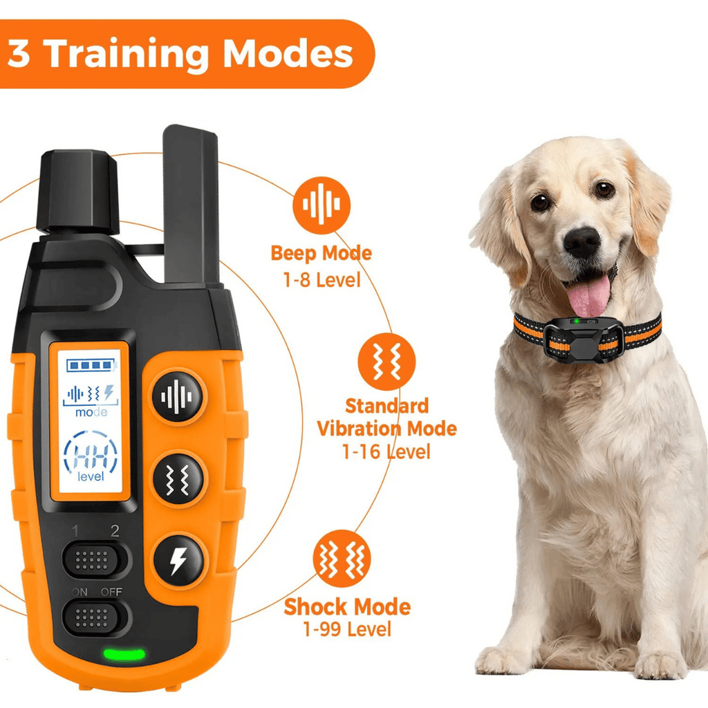 Collar E Impermeable y Recargable para Entrenamiento de Perros