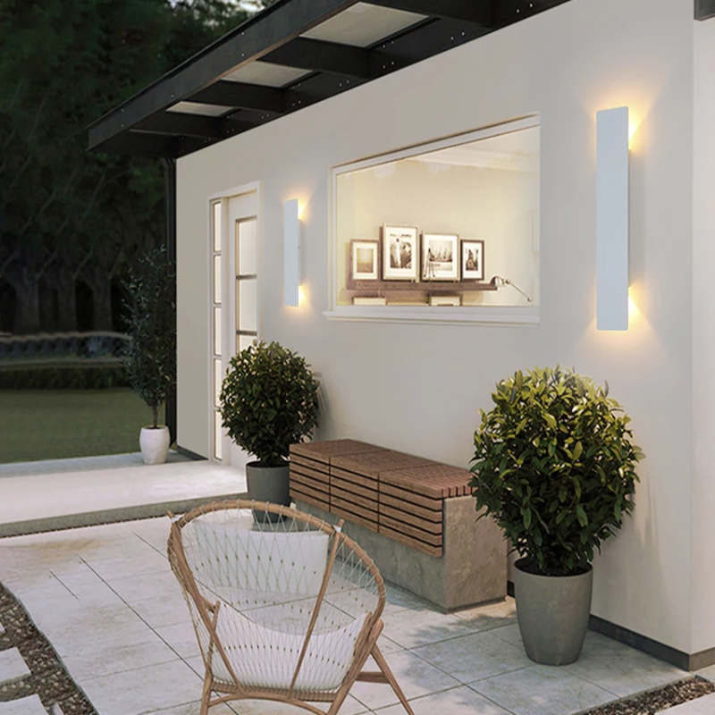 Luz de Pared LED Exterior a Prueba de Climas - IP65 para Jardín
