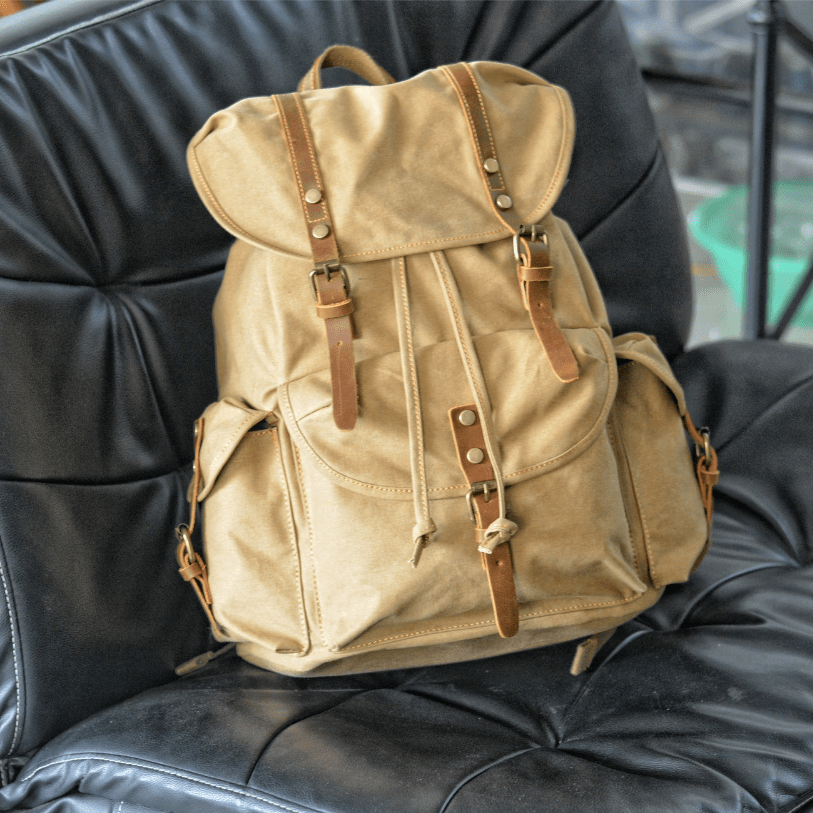 Lisslune | WessPack – Mochila de Lona Militar Resistente y Fiable