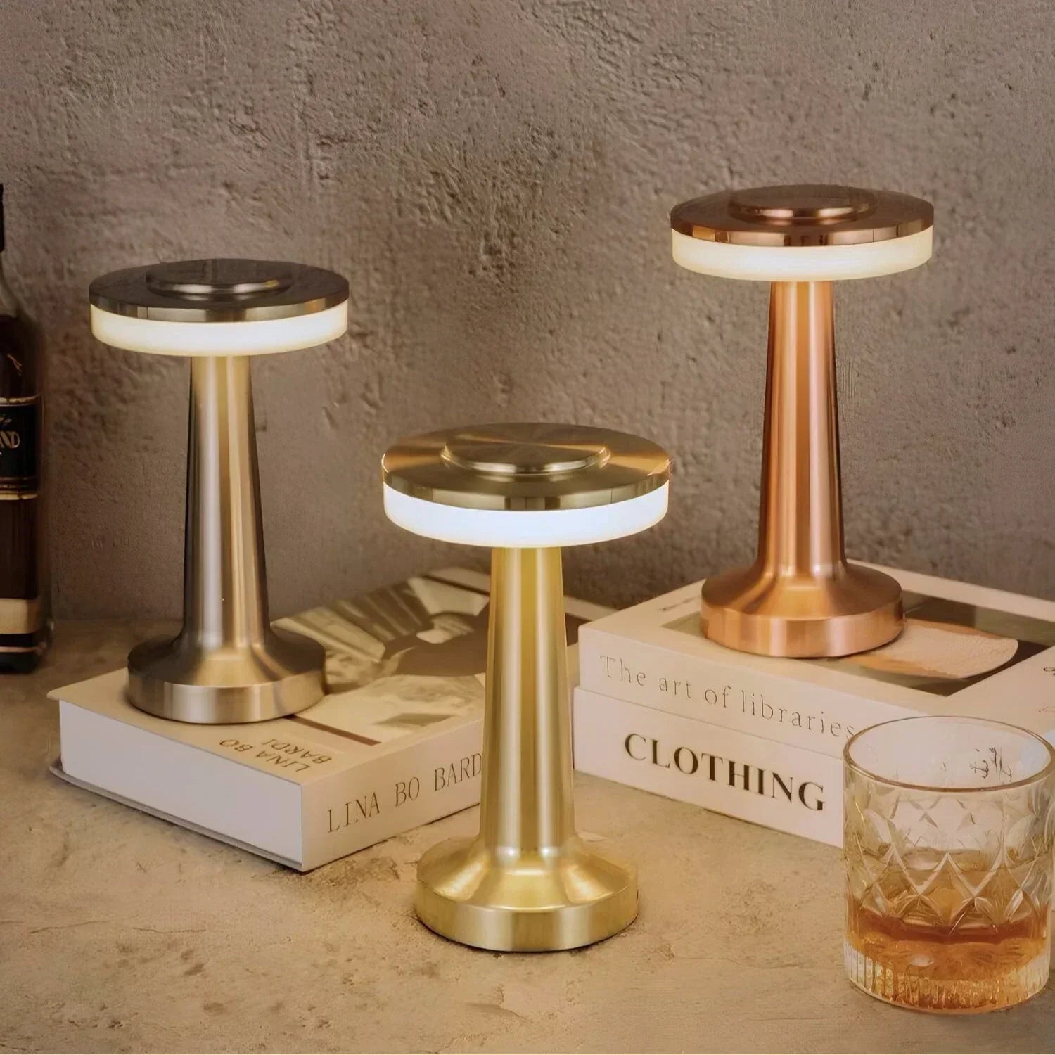 Lisslune | Lámpara de Mesa Retro Inalámbrica - LumiBar