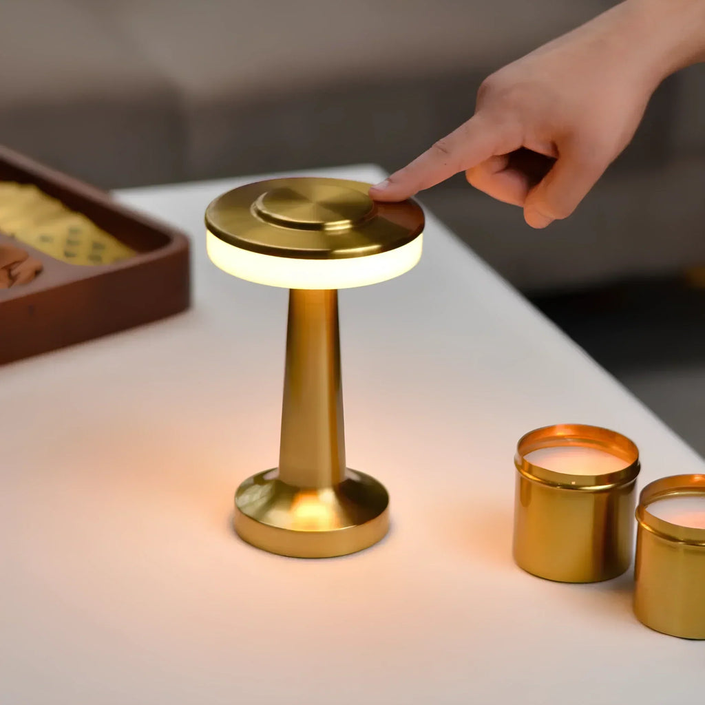 Lisslune | Lámpara de Mesa Retro Inalámbrica - LumiBar