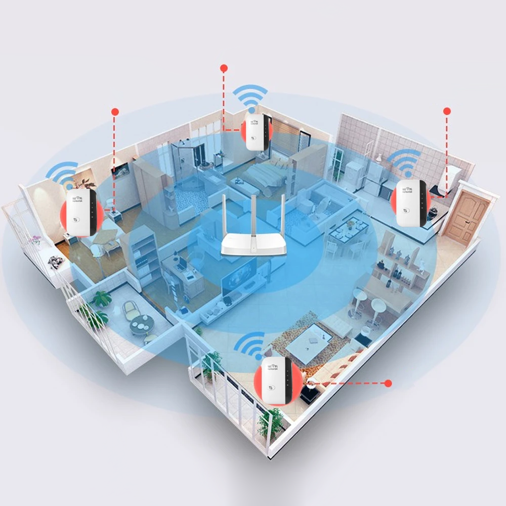 Link - Amplificador de Señal WiFi Inalámbrico