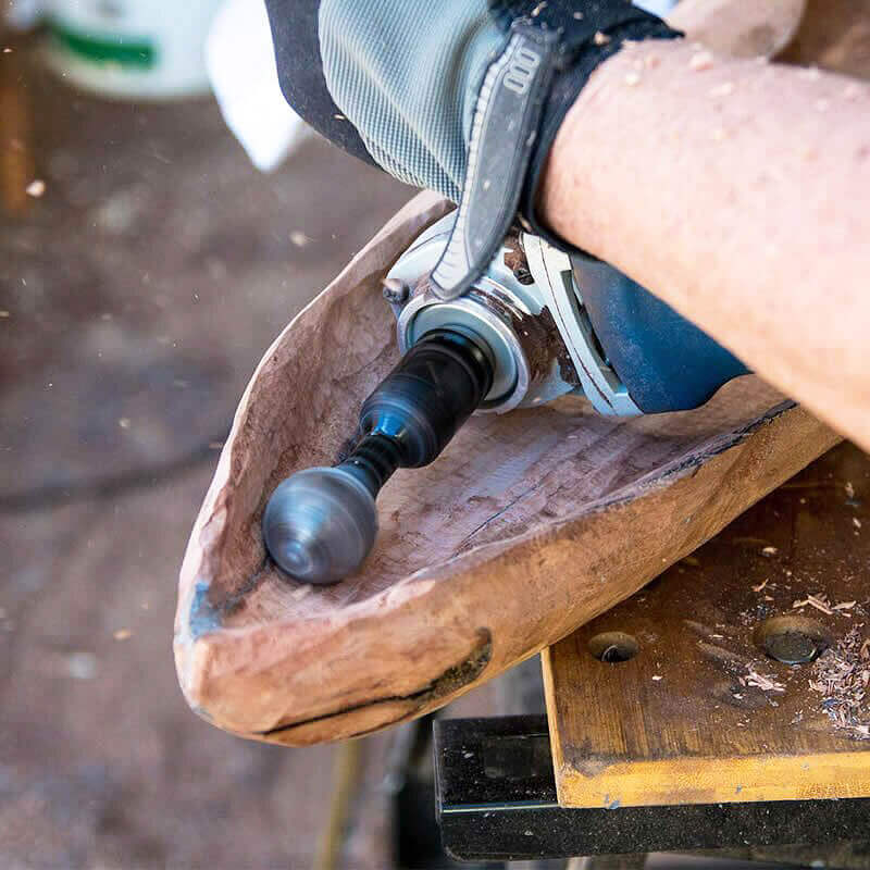 Herramienta de Tallado de Madera con Ranura Esférica