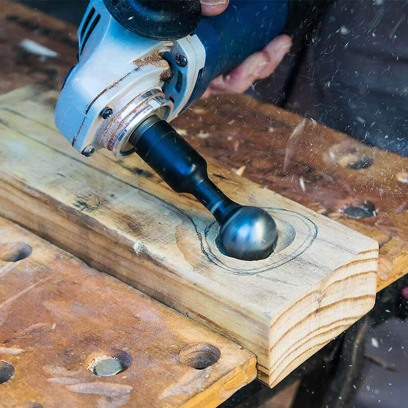 Herramienta de Tallado de Madera con Ranura Esférica