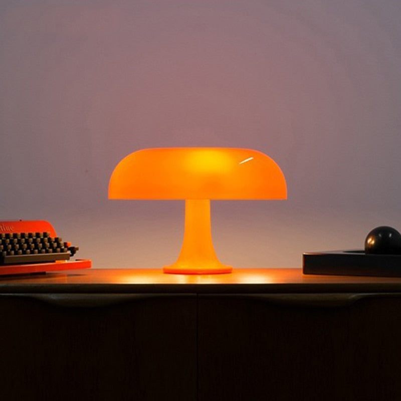 Champiñón Nórdico | Lámpara de Mesa Minimalista Estilo Nesso