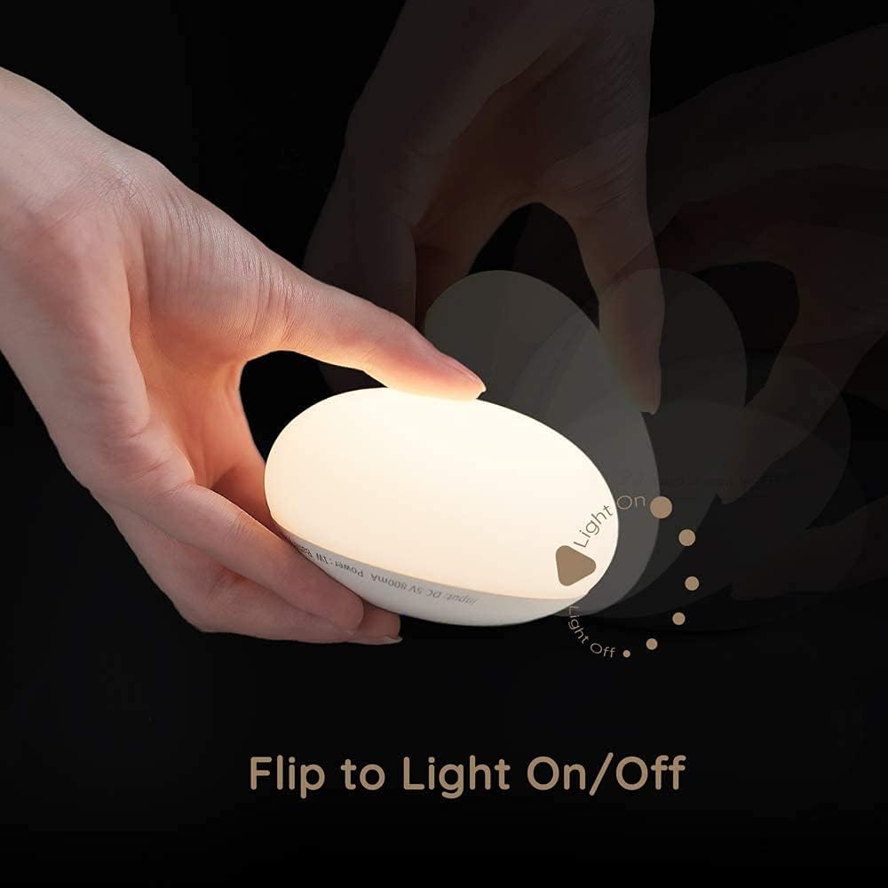 Luz Nocturna para Lactancia | Silicona Libre de BPA | Amigable con los Ojos