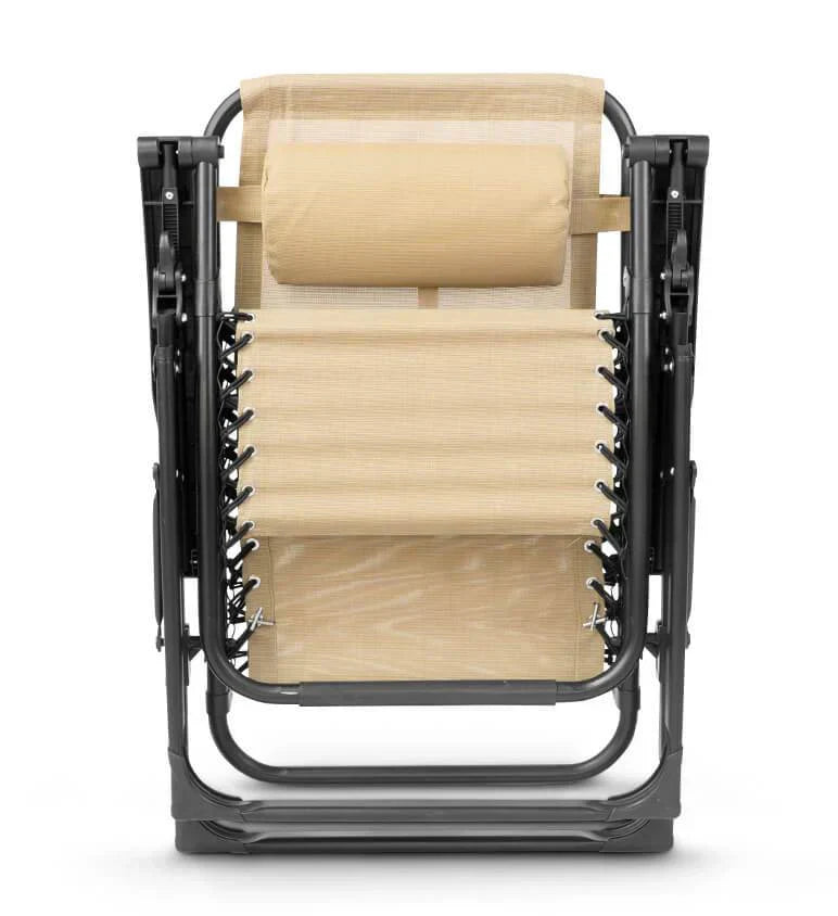 Silla Plegable de Gravedad Cero con Reposacabezas Ajustable