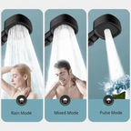 Cabezal de Ducha AquaPulse - Alta Presión | Modos de Spray Ajustables