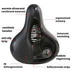 Sillín de Bicicleta Ergonómico y Cómodo - Ajuste Universal