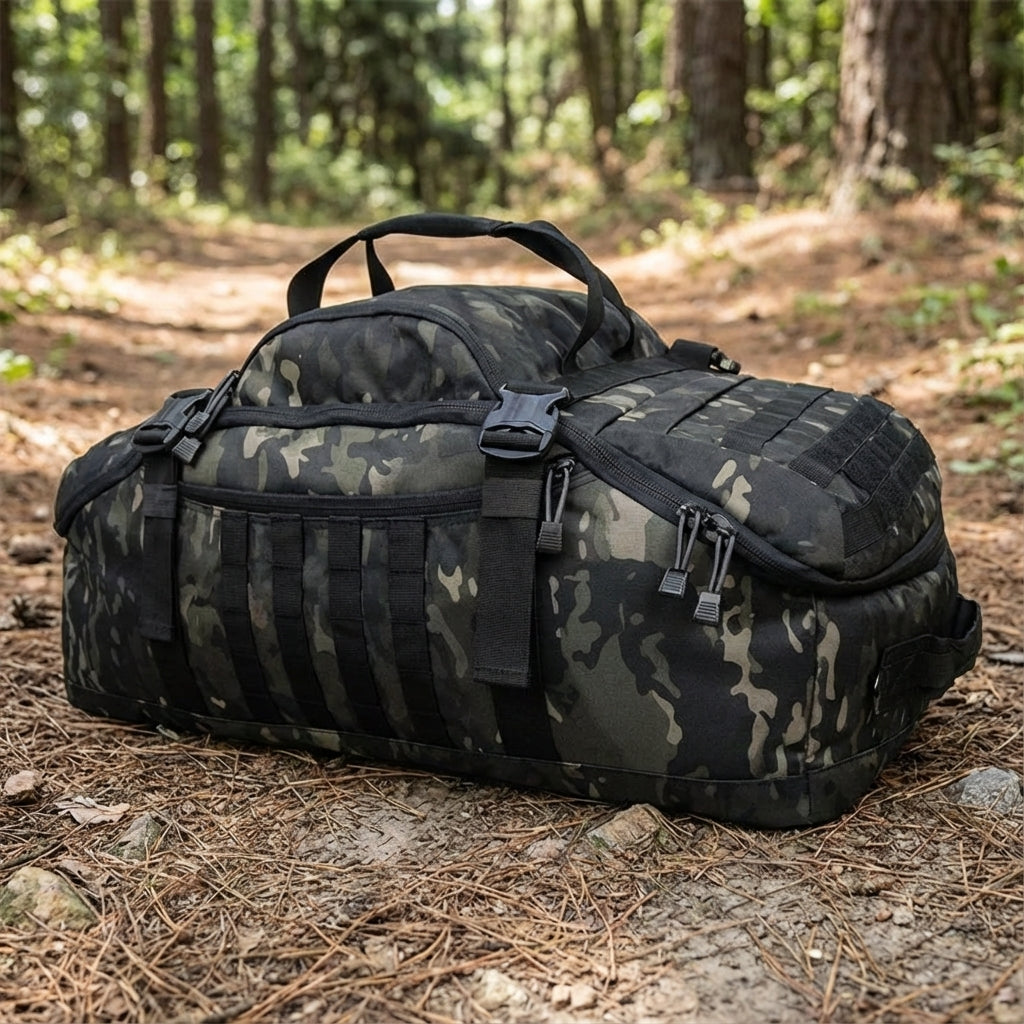 Bolsa de viaje unisex con fijación Molle – Flexible y Robusta